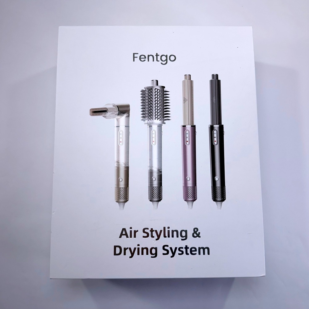 NEW Fentgo Air Styling & Drying System 5-in-1 Multi-Styler Pink Gold TD-2301